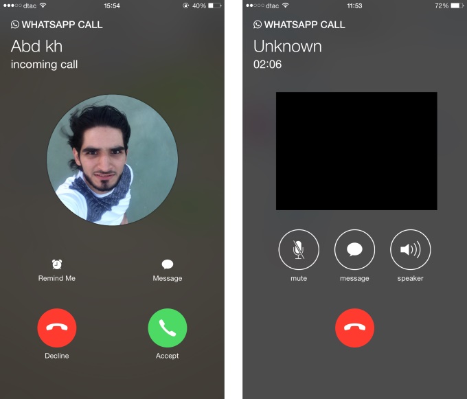 Video call on whatsapp web pc